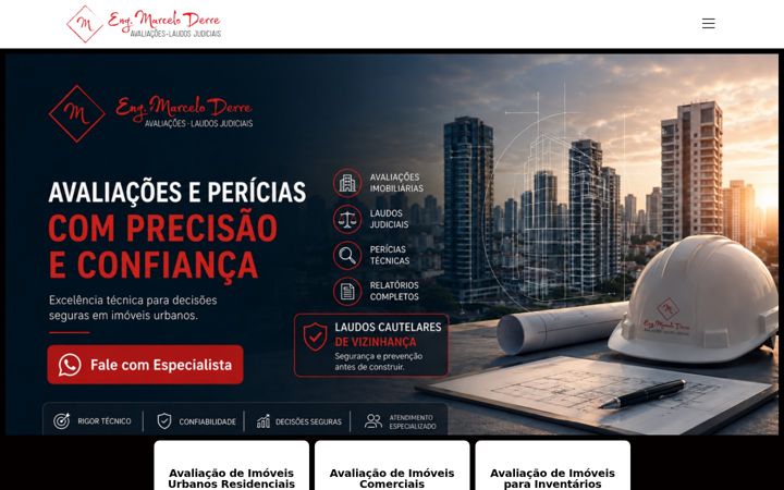 Screenshot of avaliacaodeimoveisabc.com.br