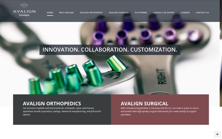 Screenshot of avalign.co