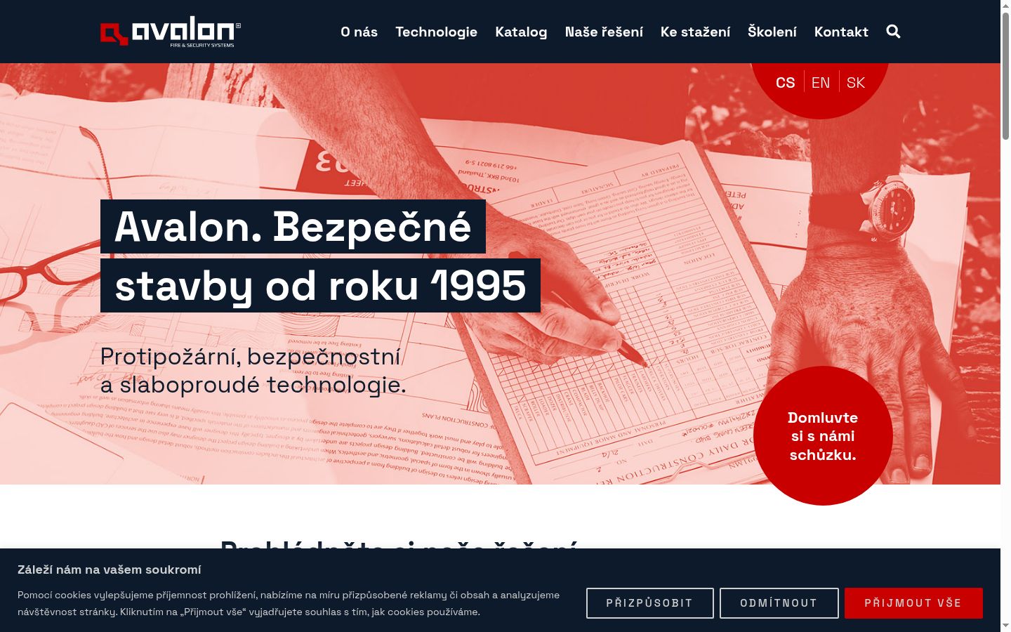 Ekrānuzņēmums ar piekrišanas baneri, kas tika rādīts pirms jebkādas mijiedarbības