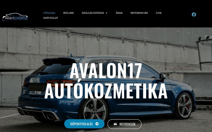 Screenshot of avalon17.hu