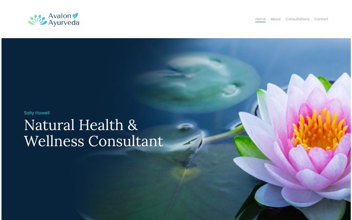 Screenshot of avalonayurveda.com