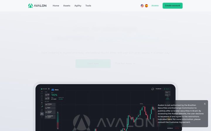 Screenshot of avalonbroker.com