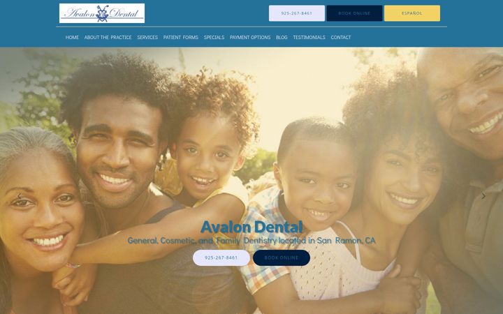 Screenshot of avalondental.net