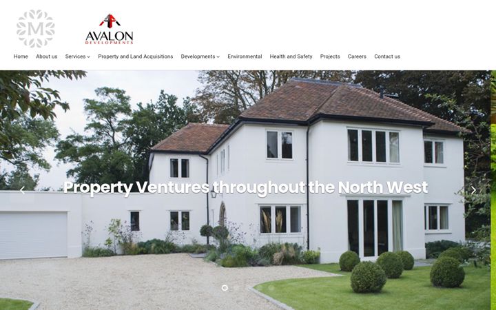 Screenshot of avalondev.co.uk