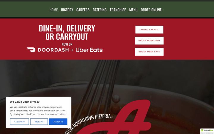 Screenshot of avalondowntown.com