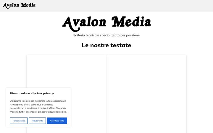 Screenshot of avalonmedia.it