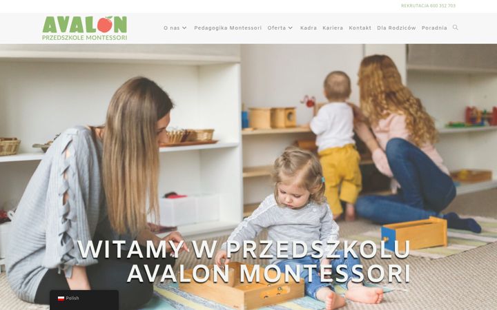 Screenshot of avalonprzedszkole.pl