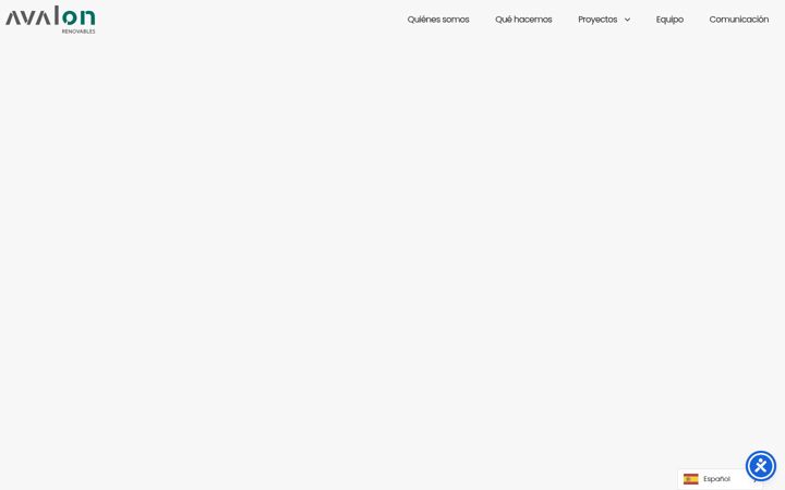 Screenshot of avalonrenovables.com
