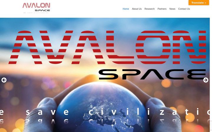 Screenshot of avalonspace.space