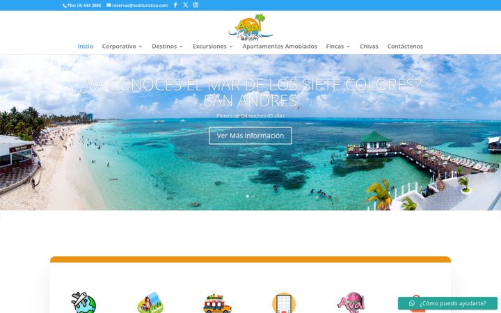 Screenshot of avalturistica.com