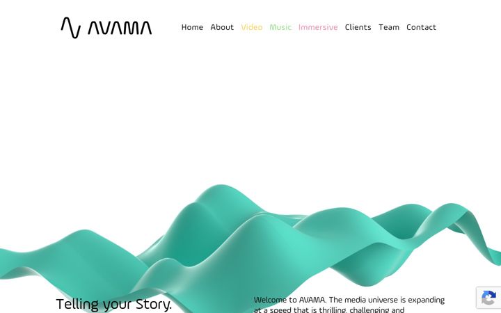Screenshot of avama-media.com