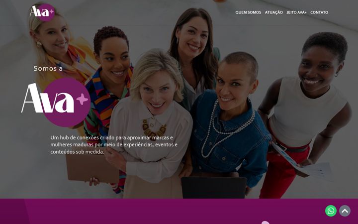 Screenshot of avamaishub.com.br