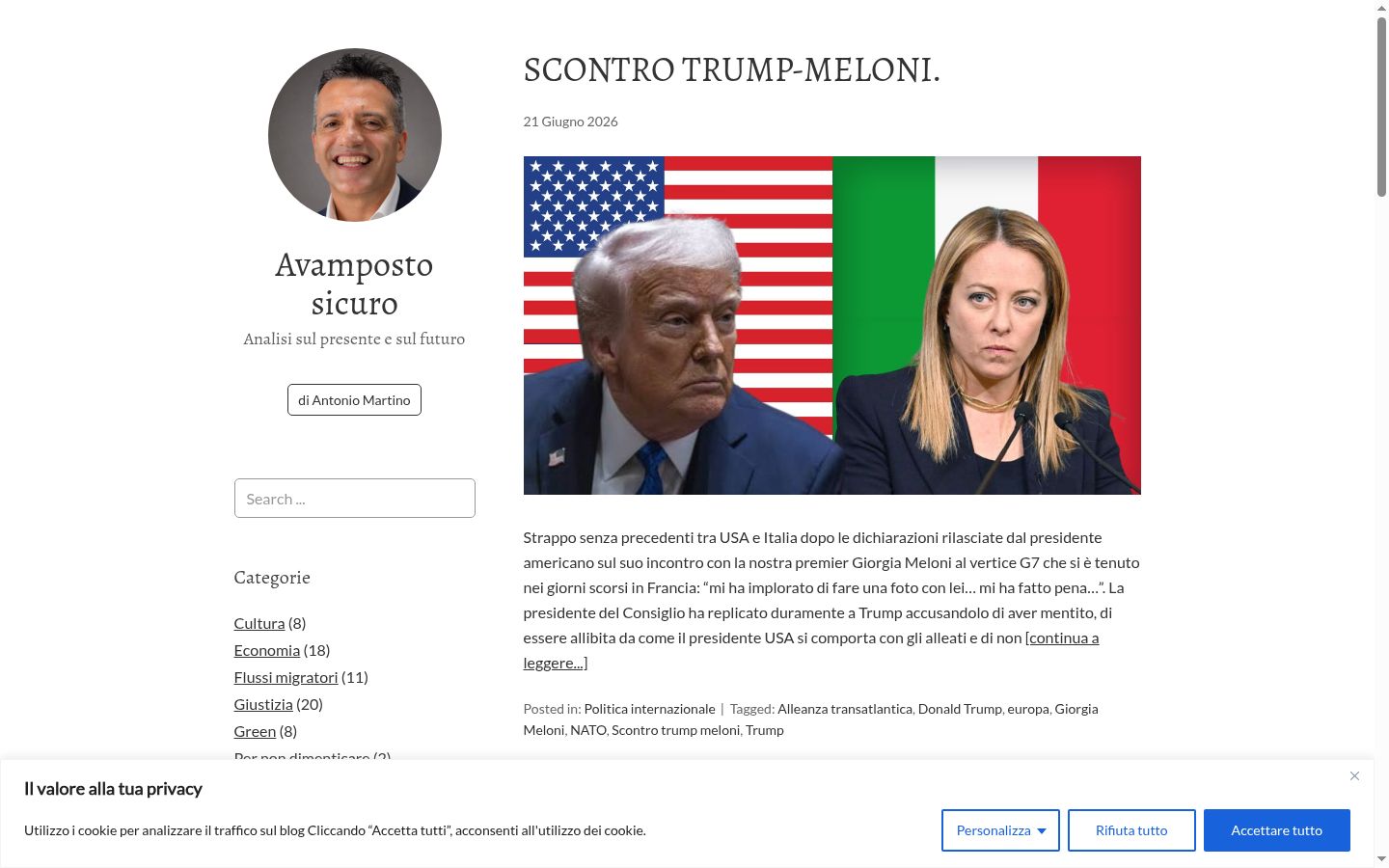 Screenshot van de toestemmingsbanner zoals getoond vóór enige interactie