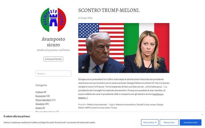 Screenshot ta' avampostosicuro.net
