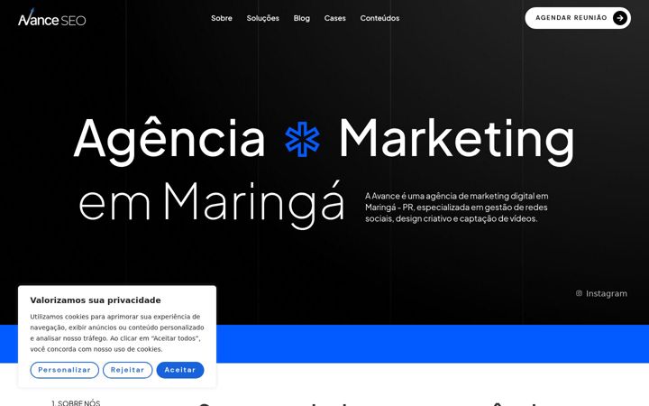 Screenshot van avanceseo.com.br