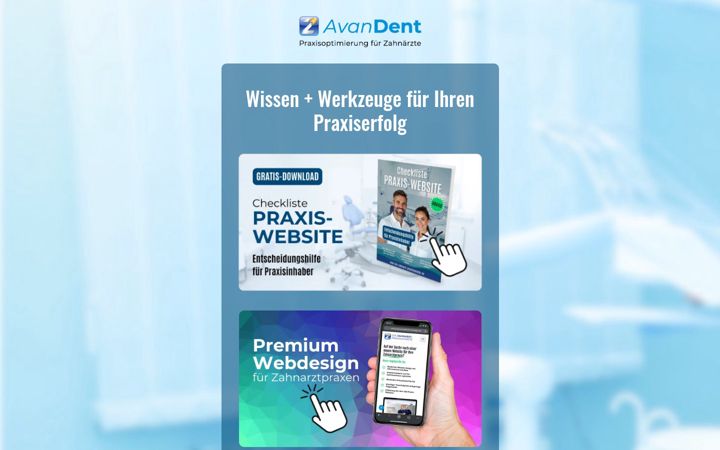 Screenshot of avandent.de