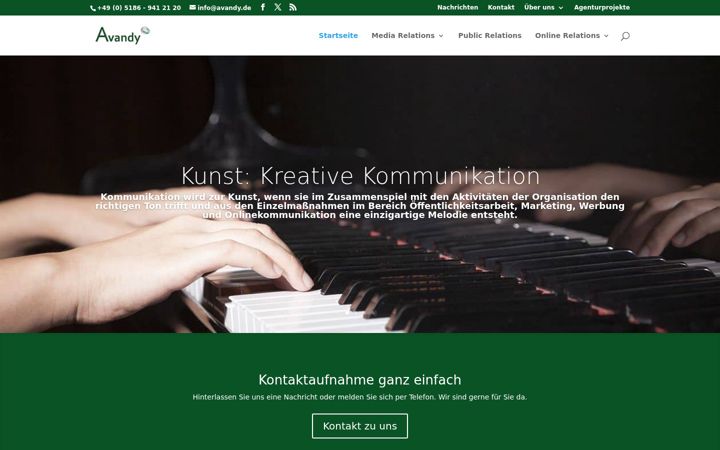 Screenshot of avandy.de