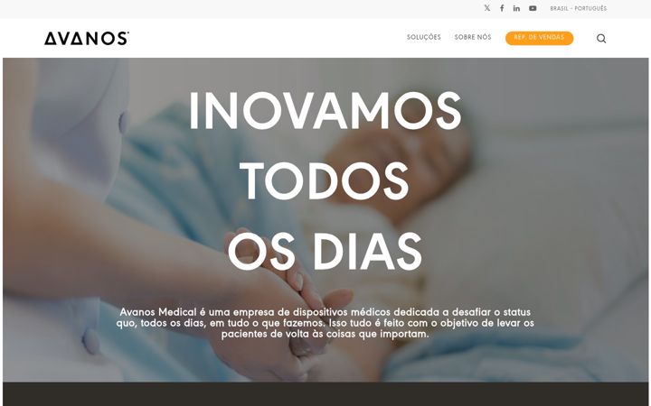 Screenshot of avanos.com.br