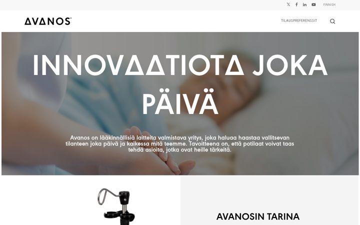 Képernyőkép: avanos.fi