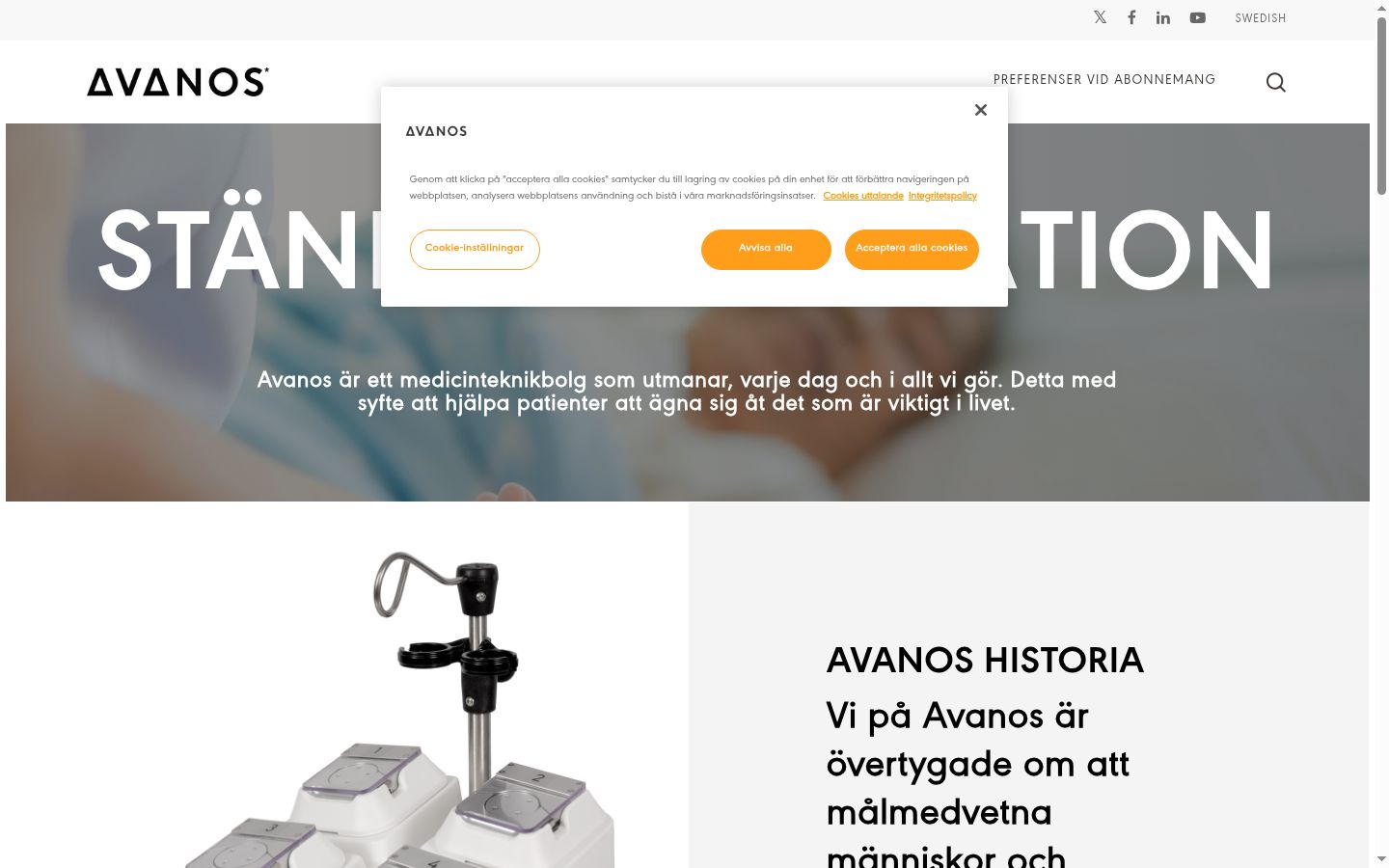 Screenshot tal-banner tal-kunsens muri qabel kwalunkwe interazzjoni