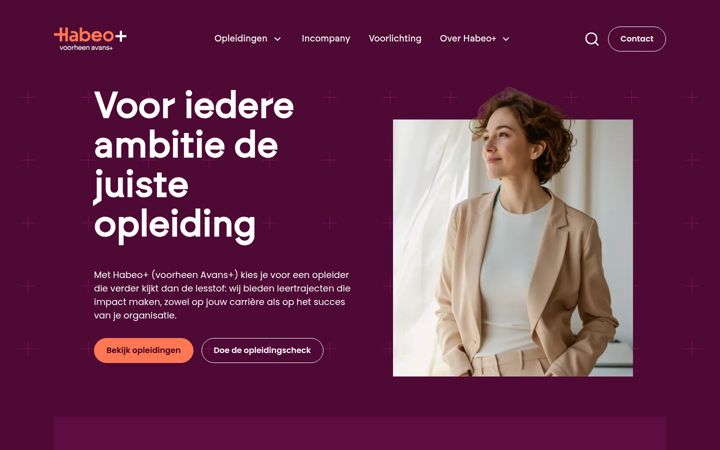 Screenshot of avansplus.nl