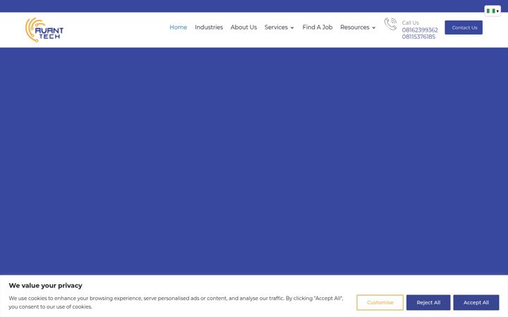 Screenshot of avant-techng.net
