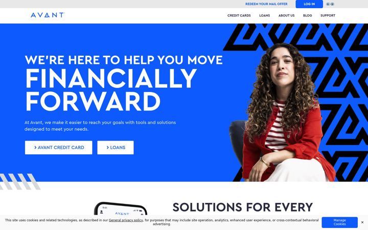 Screenshot ta' avant.com