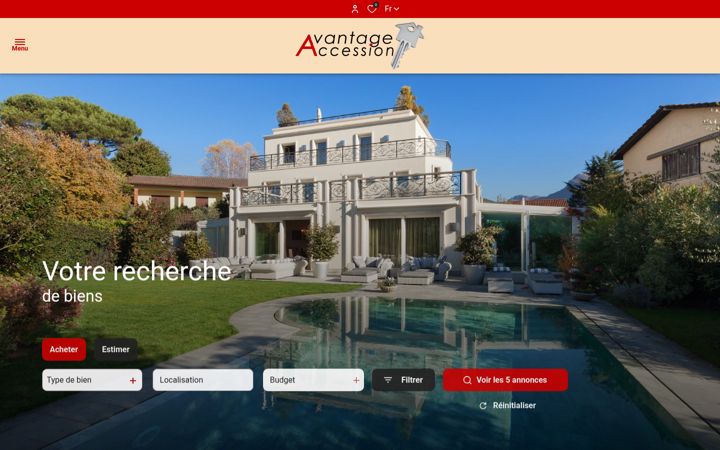 Screenshot of avantage-accession.com