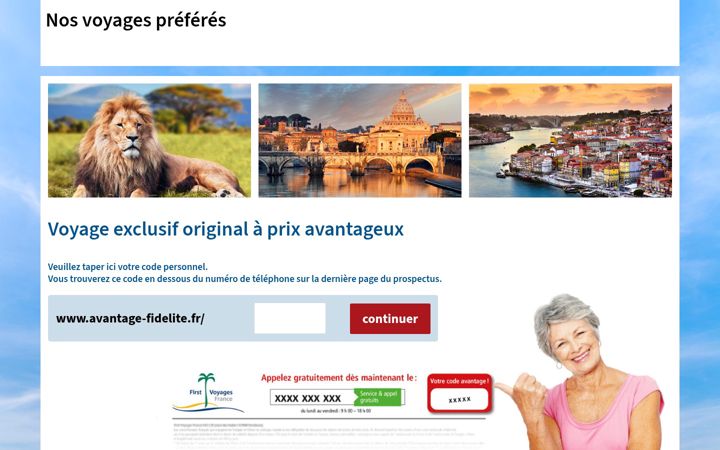 Screenshot of avantage-fidelite.fr