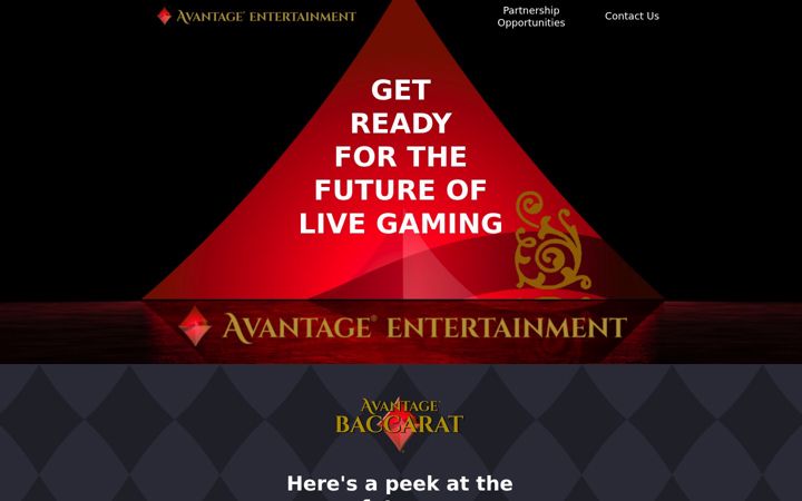 Screenshot of avantageentertainment.com