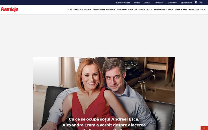 Screenshot of avantaje.ro