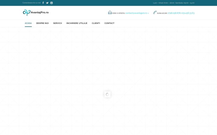 Screenshot of avantajpro.ro