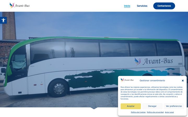 Screenshot of avantbus.com