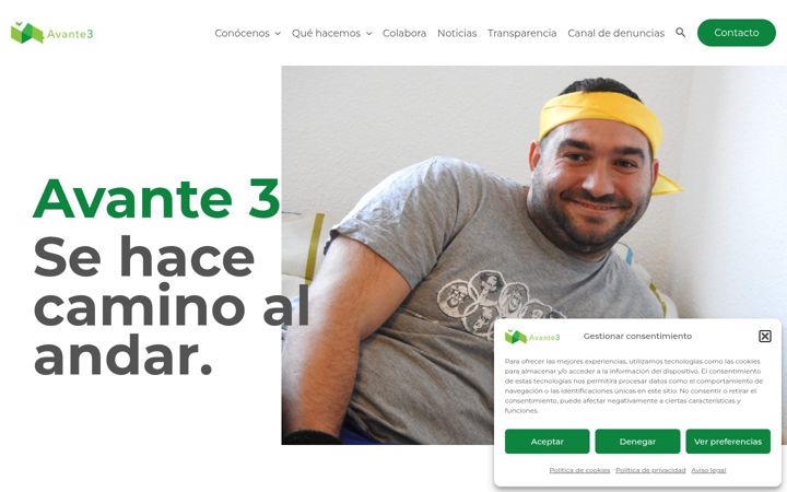 Screenshot of avante3.org