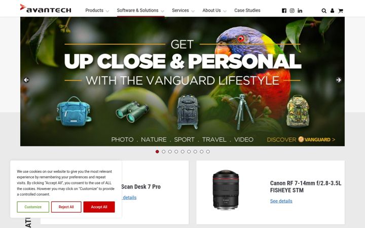 Screenshot of avantech.com.mt