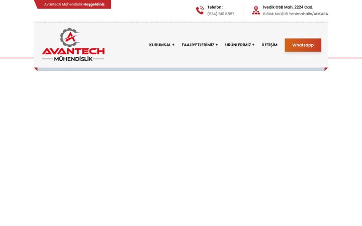 Screenshot of avantechmuhendislik.com.tr