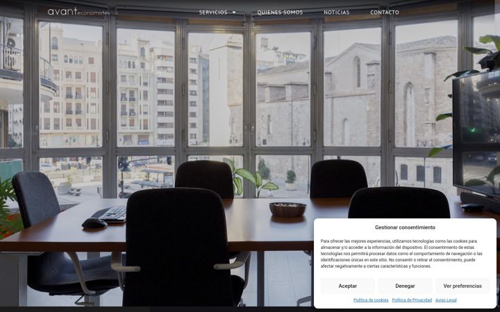 Skjermbilde av avanteconomistes.es