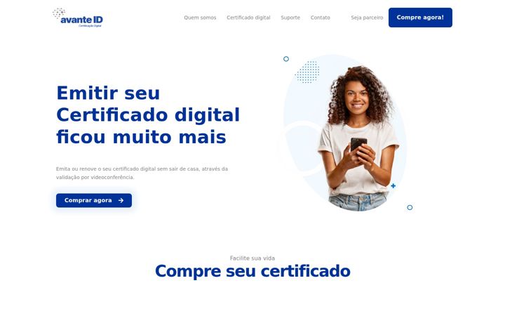 Screenshot of avanteid.com.br