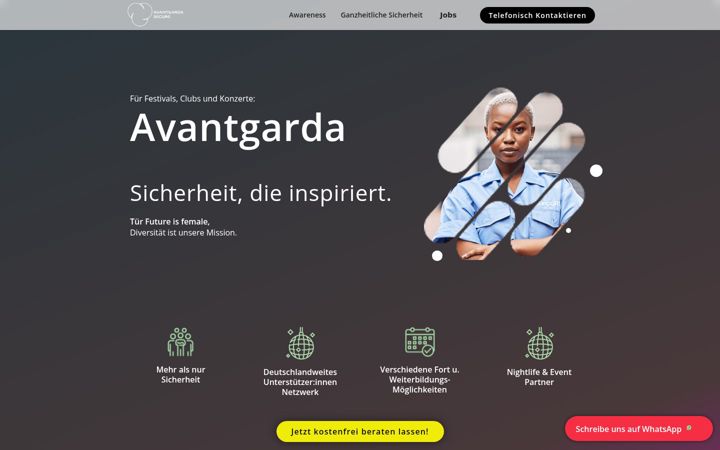 Screenshot of avantgarda-secure.de