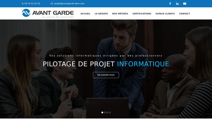 Screenshot of avantgarde-dom.com