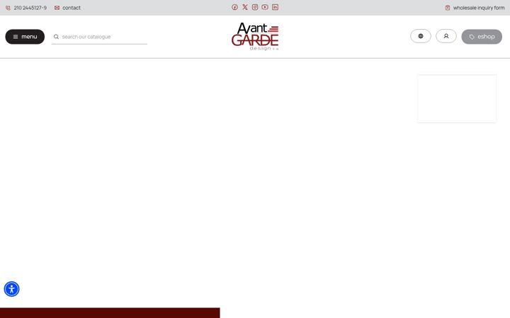 Screenshot of avantgarde.com.gr