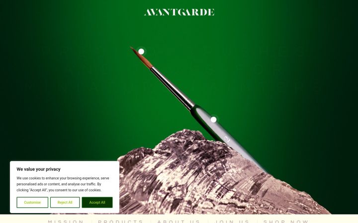 Screenshot of avantgarde.tools