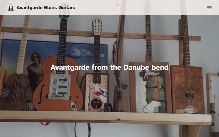 Screenshot of avantgardebluesguitars.hu