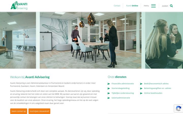 Screenshot of avanti-advisering.nl