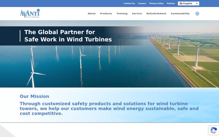 Screenshot of avanti-online.com