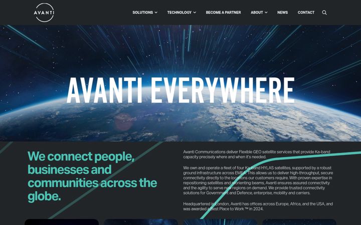 Screenshot of avanti.space