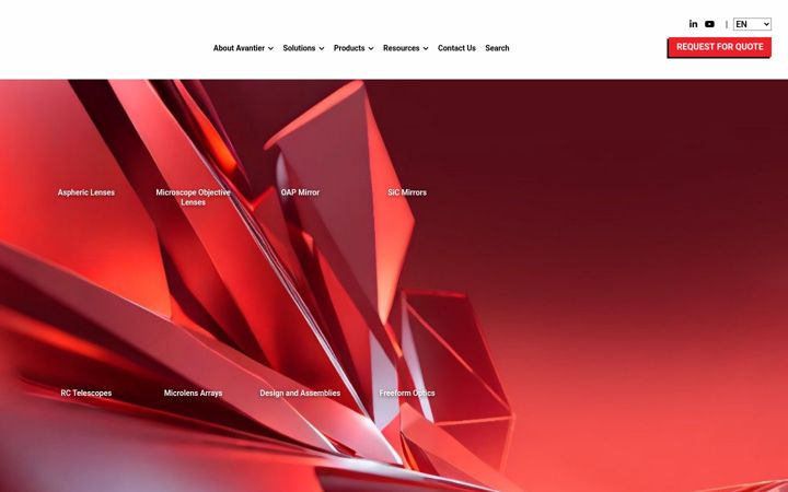 Screenshot of avantierinc.com