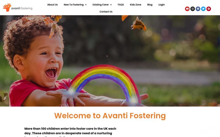 Képernyőkép: avantifostering.co.uk