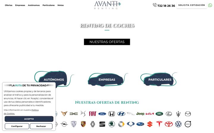 Screenshot of avantirenting.es