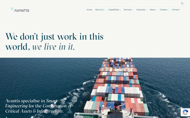 Screenshot of avantisgroup.com